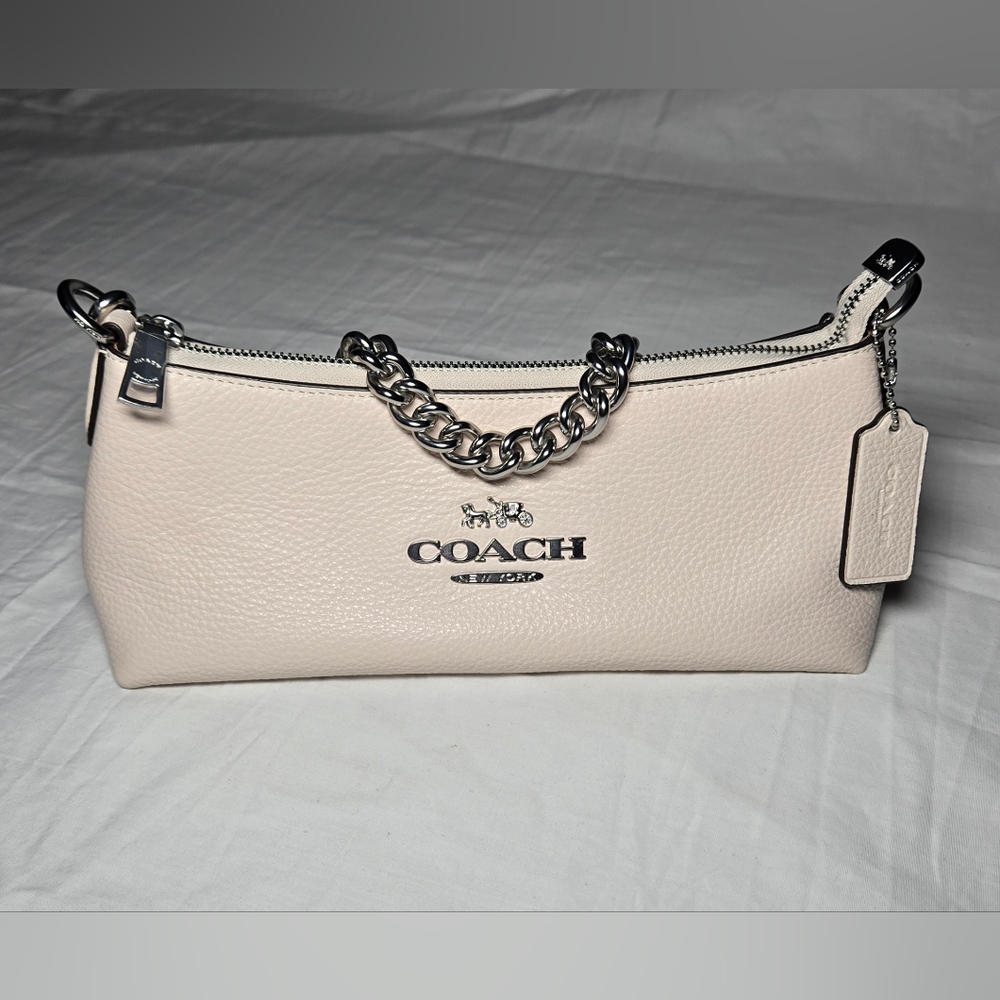Coach Cream Leather Bag